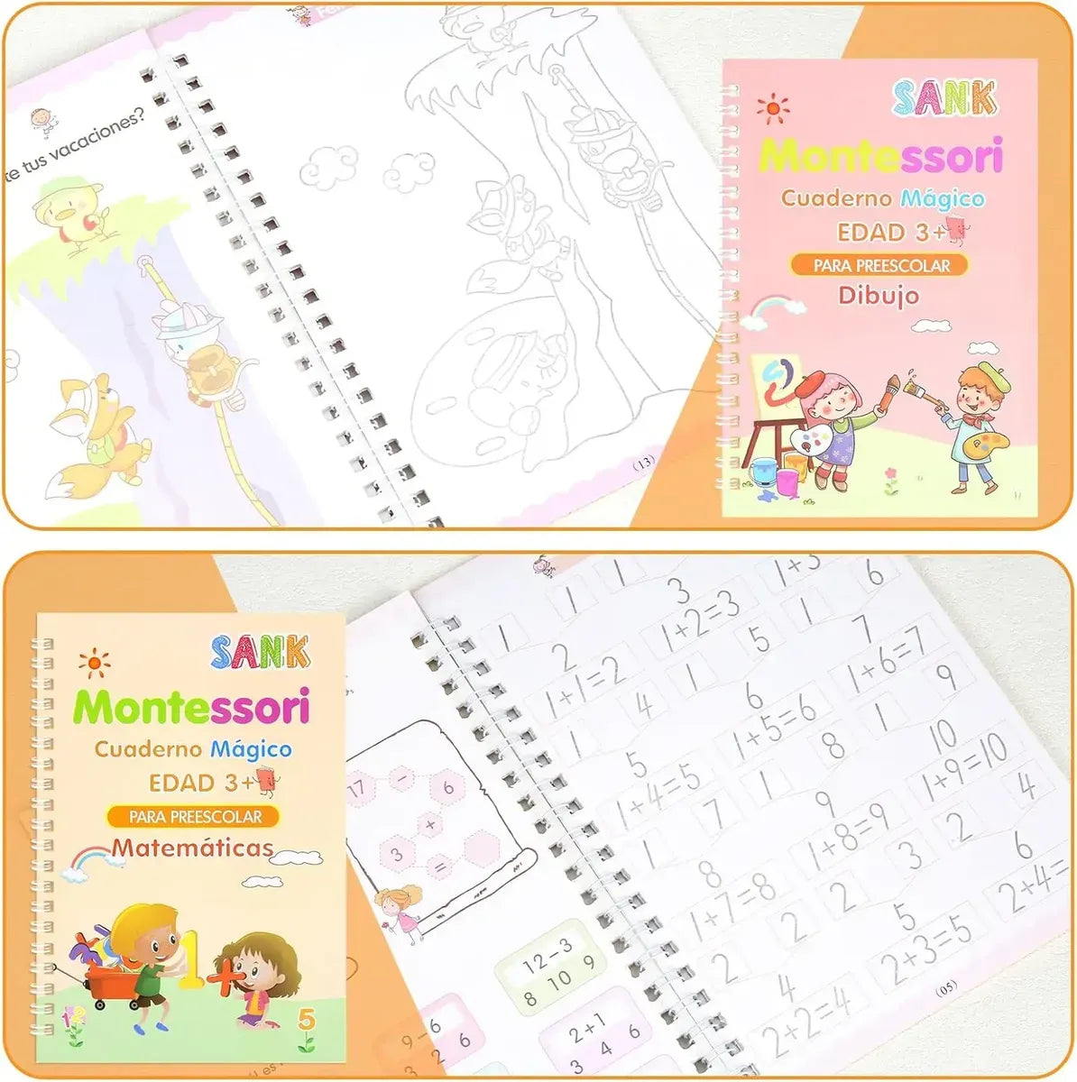 KIT DE LIBROS DE CALIGRAFÍA MONTESSORI