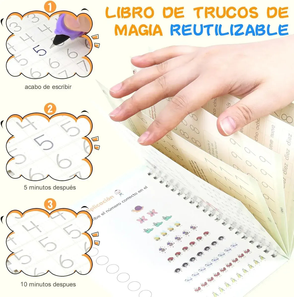 KIT DE LIBROS DE CALIGRAFÍA MONTESSORI