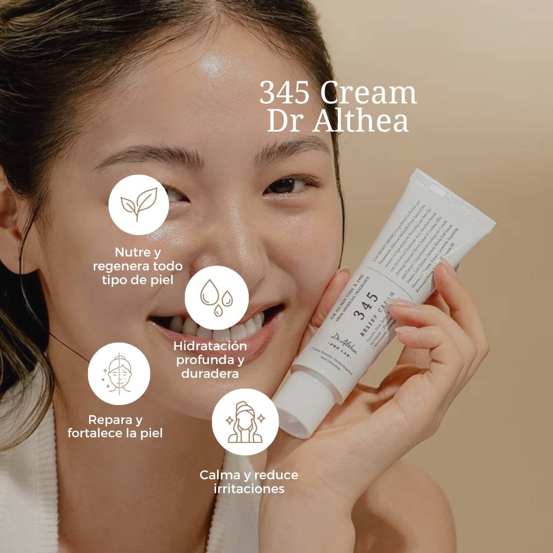 ✨🌿 Dr. Althea 345 Relief Cream 🌿✨ 💚 Crema Hidratante Coreana Antiacné 💚 🎁 ¡Llévate un obsequio GRATIS con tu compra! 🎉