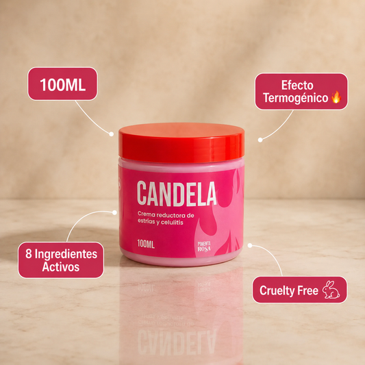Crema CANDELA 100 ML· La Original con Efecto Termogénico Real 🔥✨