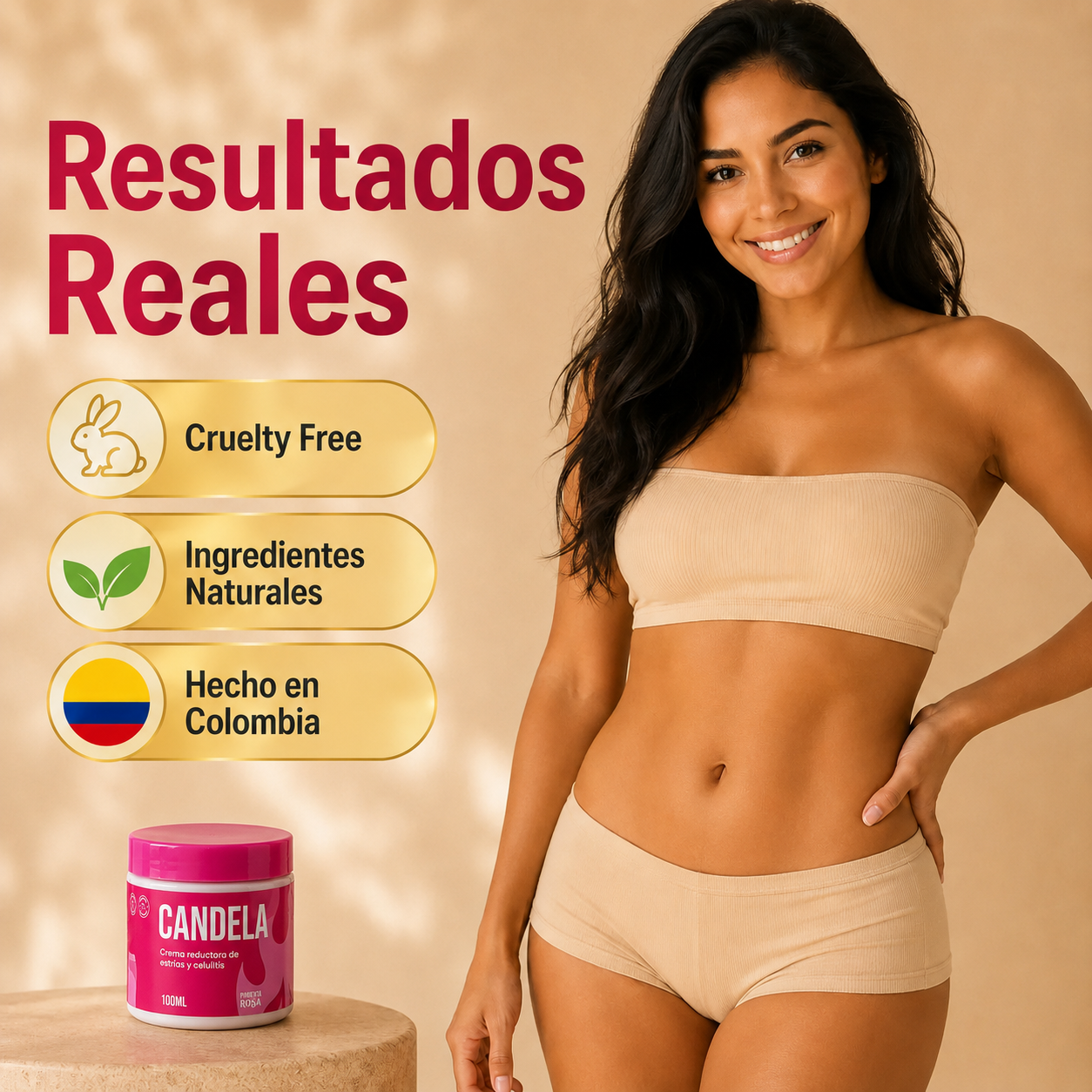 Crema CANDELA 100 ML· La Original con Efecto Termogénico Real 🔥✨